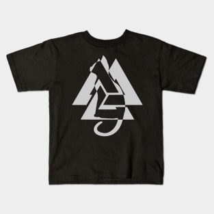 Valknut Cat Silhouette | Norse symbos | Knot Kids T-Shirt